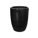 MACETERO PARA PLANTAS DE CERAMICA EN COLOR NEGRO