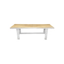 MESA DE COMEDOR RECTANGULAR EN ACABADO DE MADERA NATURAL