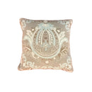 ***CREWEL EMBROIDERED CUSHION COVER WITH FILLER