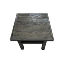 MESA LATERAL EN MADERA GRIS