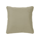 COJIN DECORATIVO EN TELA BEIGE OSCURO