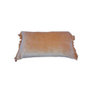 ***VELVET CUSHION WITH COTTON FRINGES
