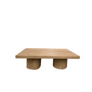 MESA DE CENTRO ACABADO DE MADERA