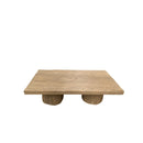 MESA DE CENTRO ACABADO DE MADERA