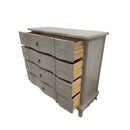 GABINETE ACABADO DE MADERA GRIS