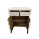 GABINETE ACABADO DE MADERA OFF WHITE
