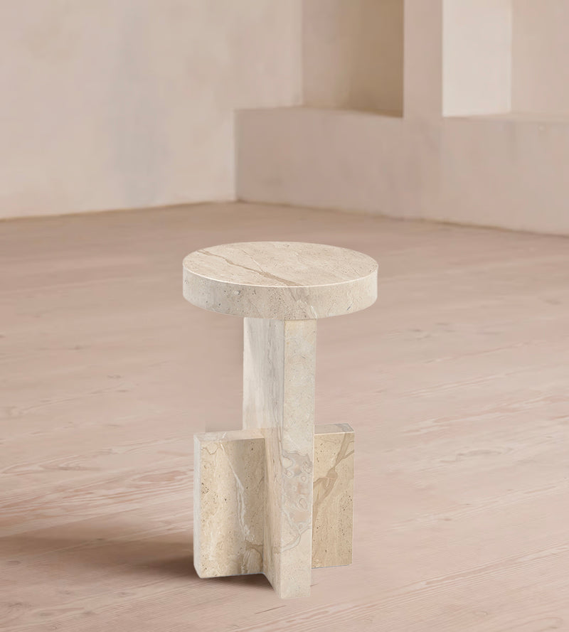 MESA LATERAL EN MARMOL