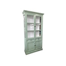 GLASS CABINET 106*40*210, LIGHT GREEN