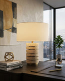 LAMPARA DE MESA ESTILO MARMOL
