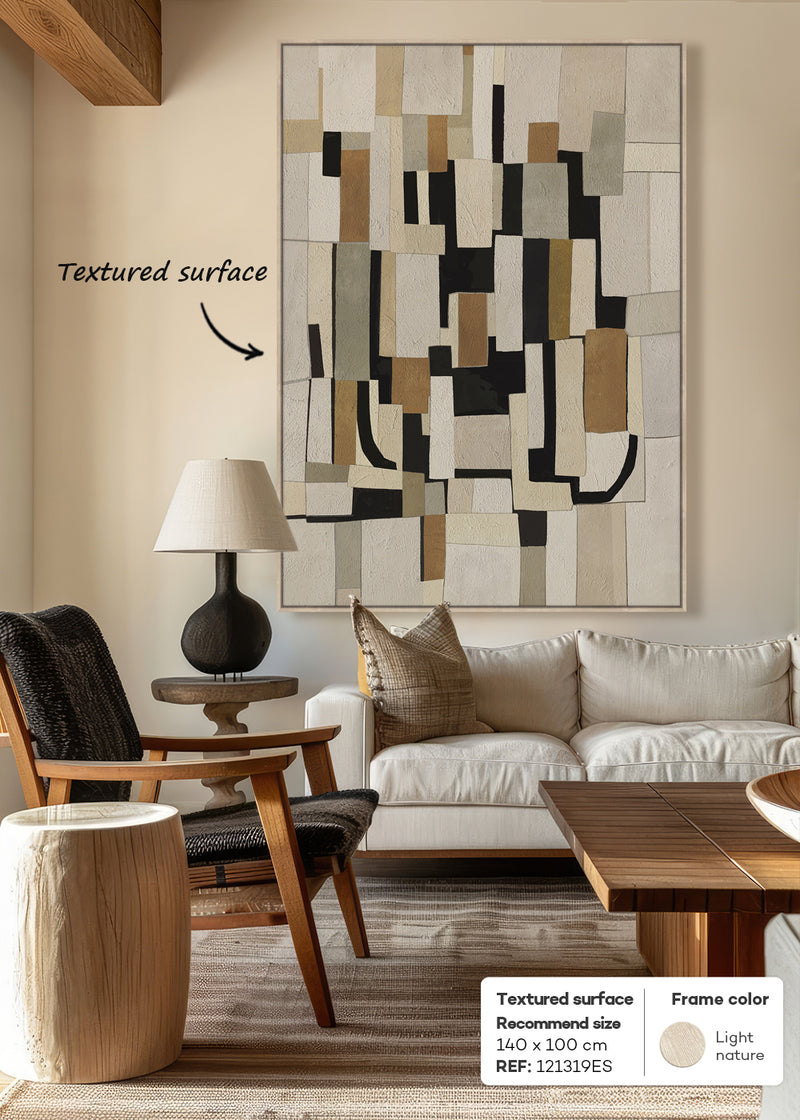TEXTURED SURFACE ON CANVAS