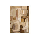 HAND-EMBELLISHED FRAMED CANVAS PRINTING