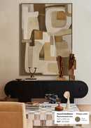 HAND-EMBELLISHED FRAMED CANVAS PRINTING