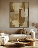 HAND-PAINTED ON JUTE