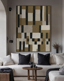 HAND-PAINTED ON JUTE