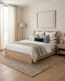 CAMA KING ACABADO DE MADERA
