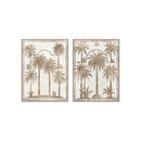 TEXTURED SURFACE FRAMED CANVAS PRINTING ONE SET=2PCS