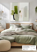 IMPRESION EN LIENZO ENMARCADO ADORNADO A MANO