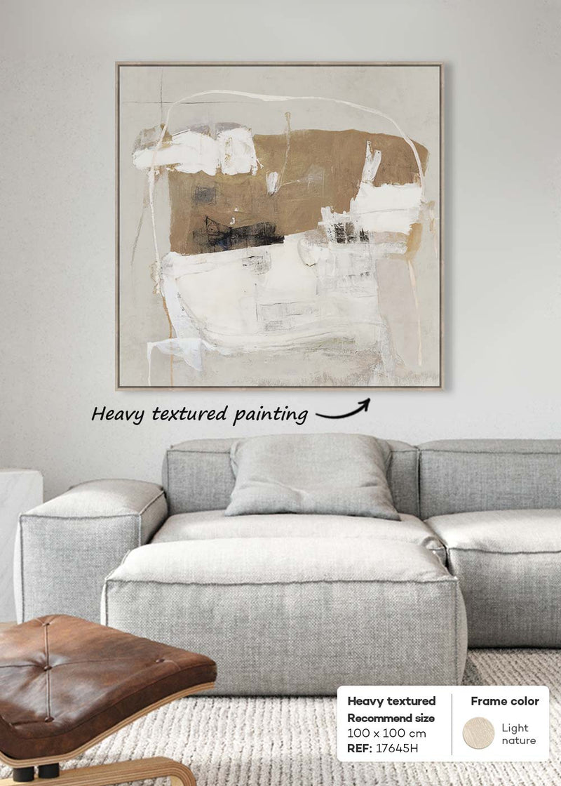 TEXTURED SURFACE ON CANVAS