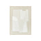 FRAMED LINEN CANVAS WITH HAND-PAINT