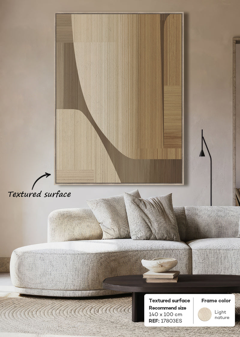 TEXTURED SURFACE FRAMED CANVAS PRINTING