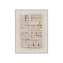 HAND-EMBELLISHED FRAMED CANVAS PRINTING