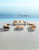 SOFA DE EXTERIOR DE TRES ASIENTOS WING