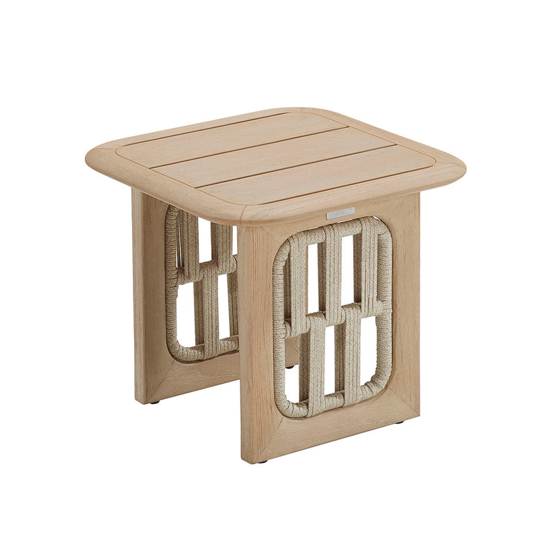 MESA LATERAL DE EXTERIOR RIVA EN COLOR BEIGE