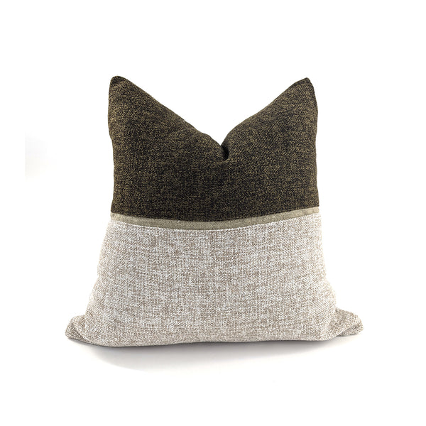 CUSHION, BOUCLE LINEN ACCENT