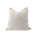 CUSHION, COTTON VELVET, BLUSH