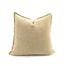 CUSHION, COTTON VELVET, SAND
