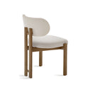 SILLA DE COMEDOR EN TELA BEIGE
