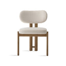 SILLA DE COMEDOR EN TELA BEIGE