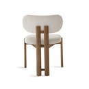 SILLA DE COMEDOR EN TELA BEIGE