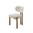 SILLA DE COMEDOR EN TELA BEIGE