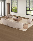 BANCO EN TELA TEXTURIZADA KAKI