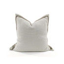 BOUCLE ALPACA LINEN DETAIL ON FLANGE, COTTON BACK, IVORY