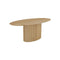 DINING TABLE, WHITE OAK VENEER BODY
