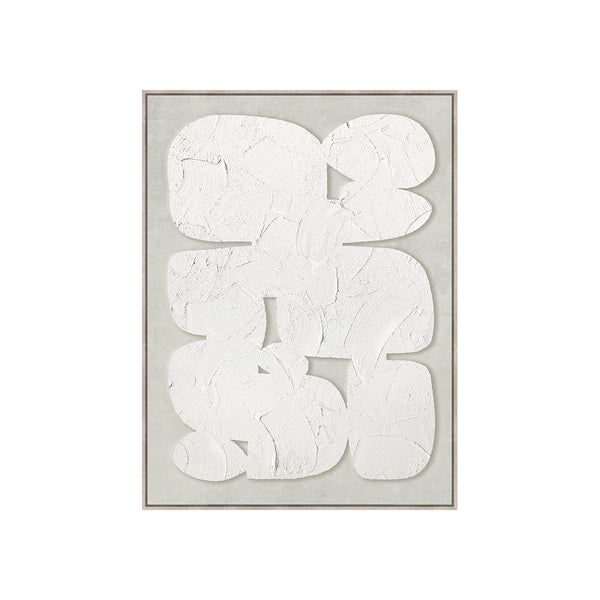 3D ART RELIEF WITH TEXTURED SURFACE