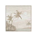 HAND-EMBELLISHED FRAMED CANVAS PRINTING