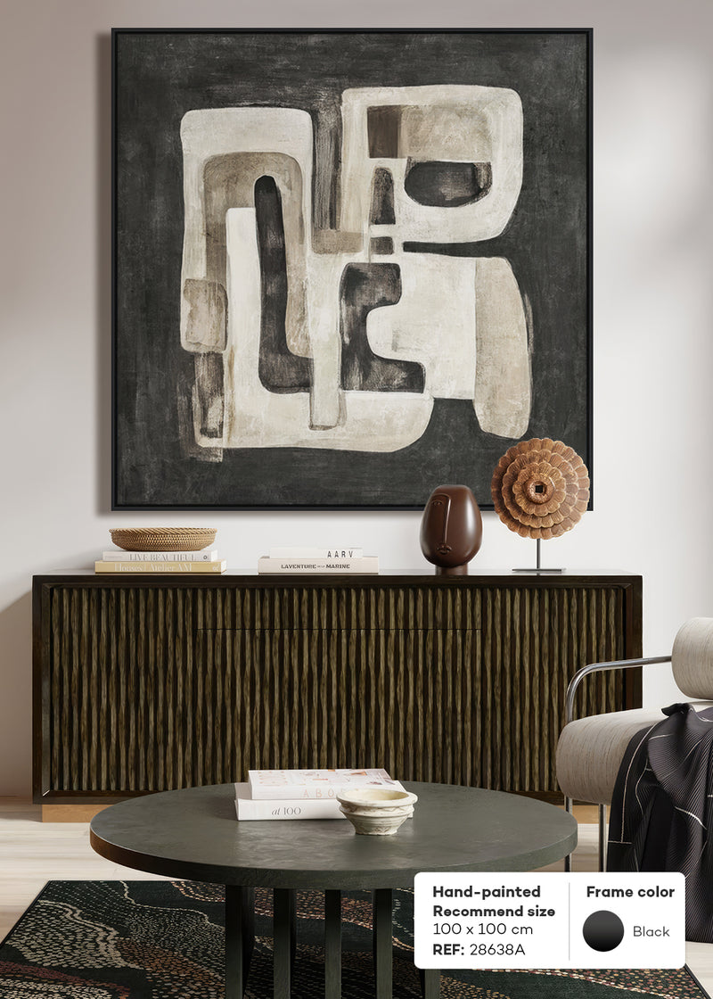 HAND-PAINTED FRAMED CANVAS PRINTING