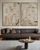HEAVY TEXTURE PAINTING ONE SET 2PCS