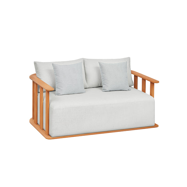 SOFA DE EXTERIOR DE DOS ASIENTOS PALLISAD CREAM