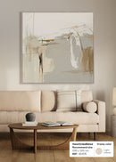 HAND-EMBELLISHED FRAMED CANVAS PRINTING
