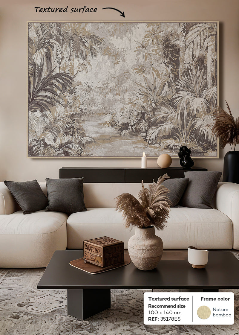 TEXTURED SURFACE FRAMED CANVAS PRINTING