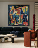 HAND-PAINTED FRAMED CANVAS PRINTING