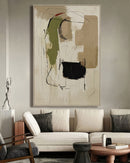 HAND-EMBELLISHED FRAMED CANVAS PRINTING