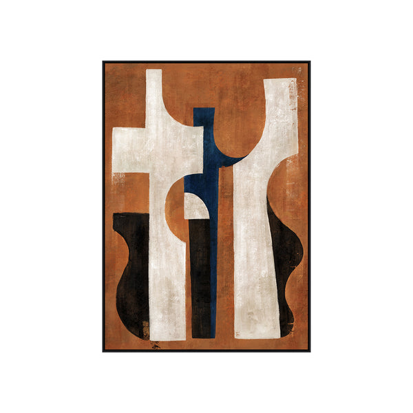 HAND-EMBELLISHED FRAMED CANVAS PRINTING