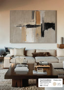 HAND-EMBELLISHED FRAMED CANVAS PRINTING