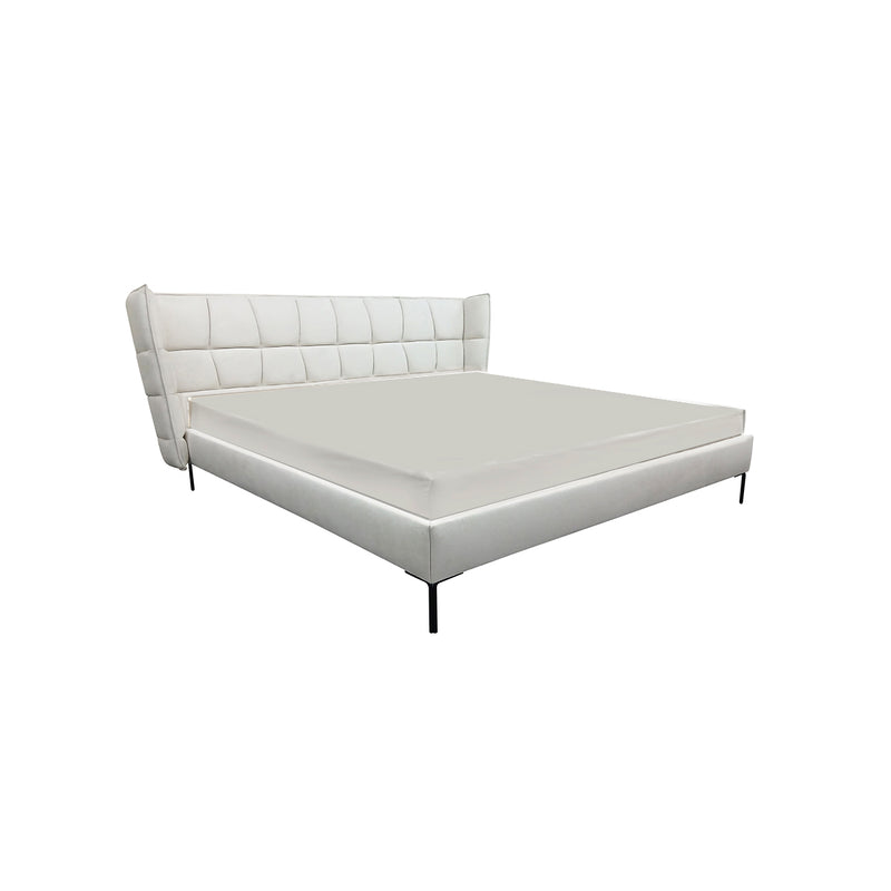 CAMA KING VENETIA EN TELA BEIGE