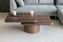MESA DE CENTRO ACABADO DE MADERA